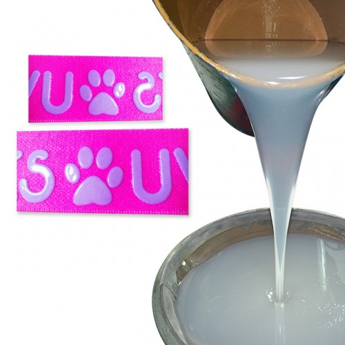 Siicone coating heat transfer printing silicone ink for cloths decoration